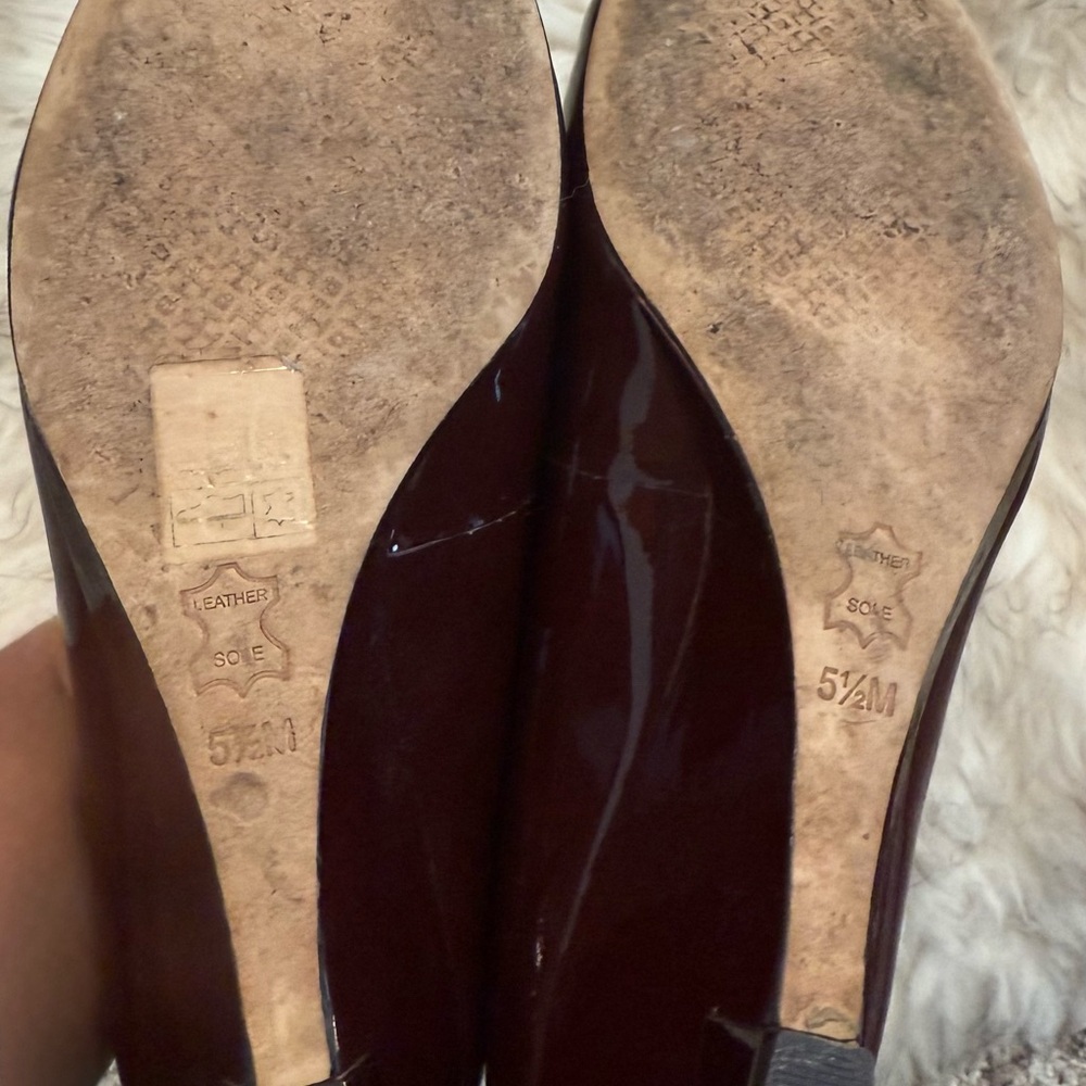 Tory Burch Patent Leather Wedges - Picture 3 of 3